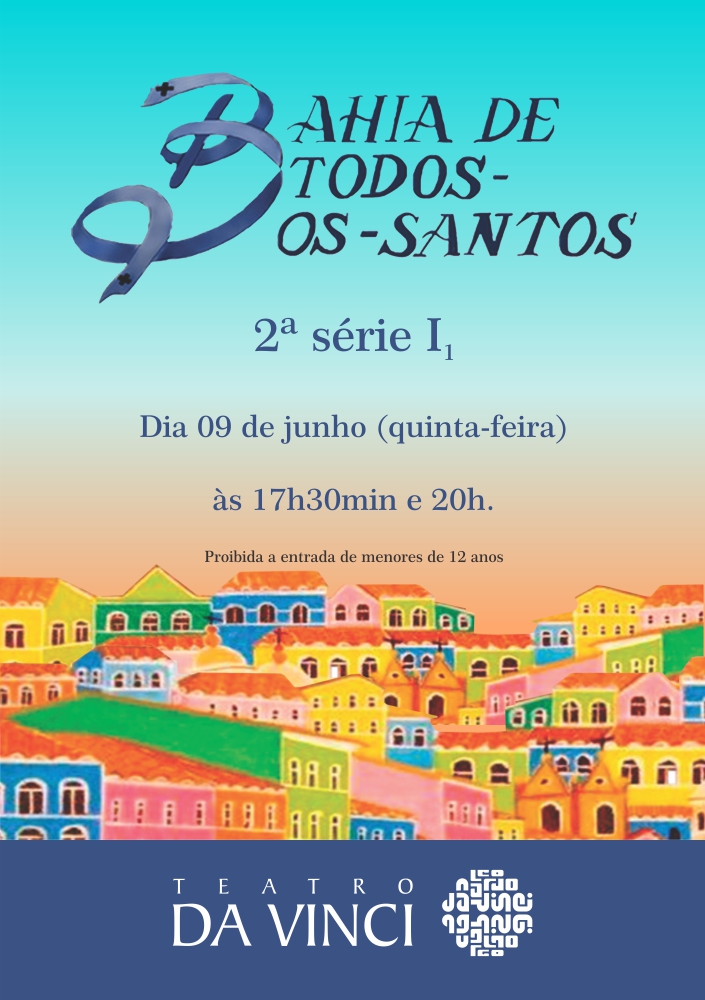 Cartaz Entrada do Teatro - Bahia de todos os Santos - Para Katiane