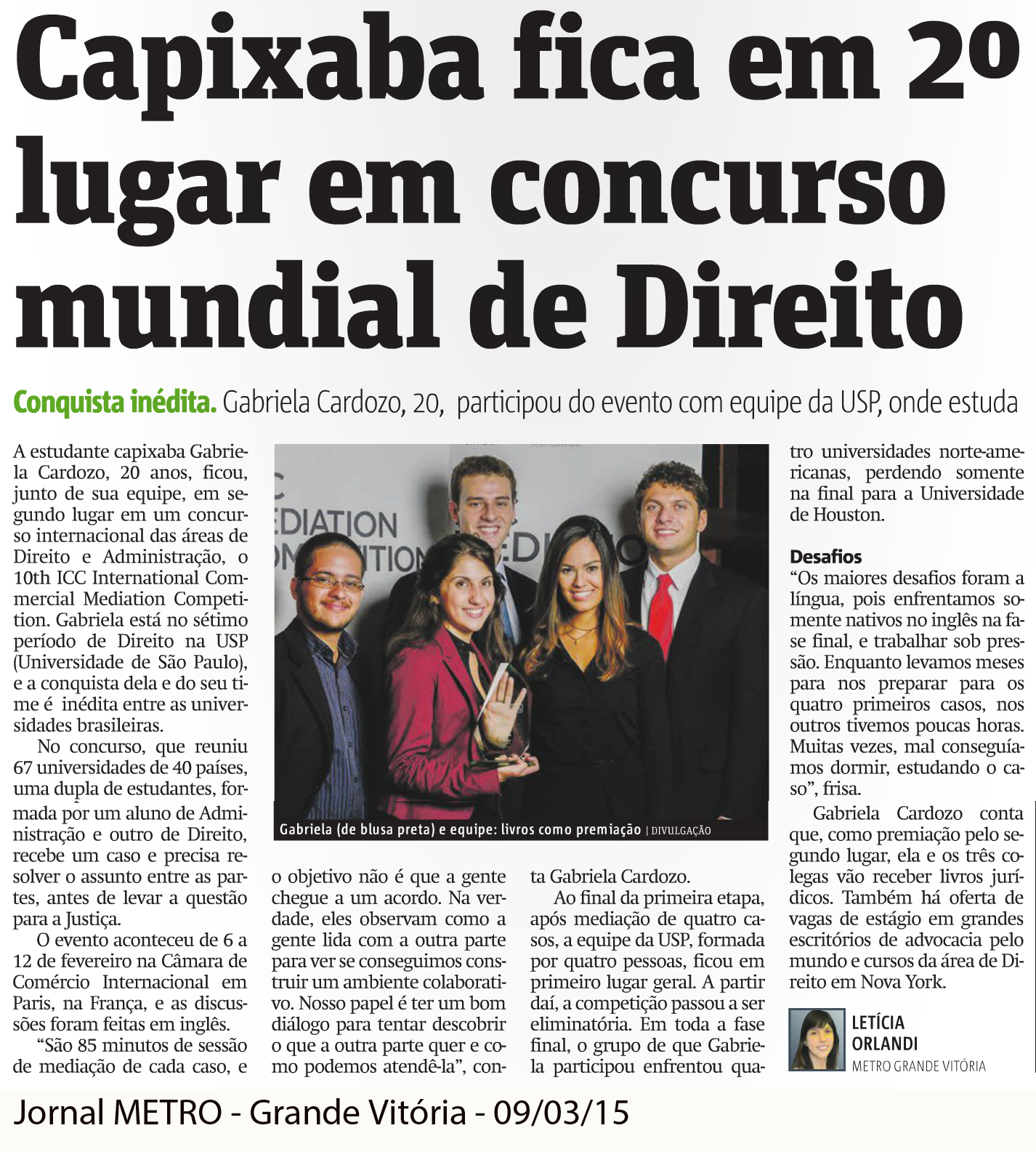 gabriela-jornal-metro-09-03-15