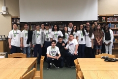 31/10 - Alunos visitam escola americana, sendo recebidos pela equipe de robótica de Viera High School