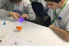 02/11 - aula de Astrobiologia com a Dra petra M Schwendner, cientista alemã que trabalha na University of Florida com pesquisas sobre a microbiologia de Marte.
