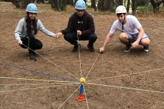 19/7 - Atividade de lazer com foco em trabalho em equipe em um parque da cidade.